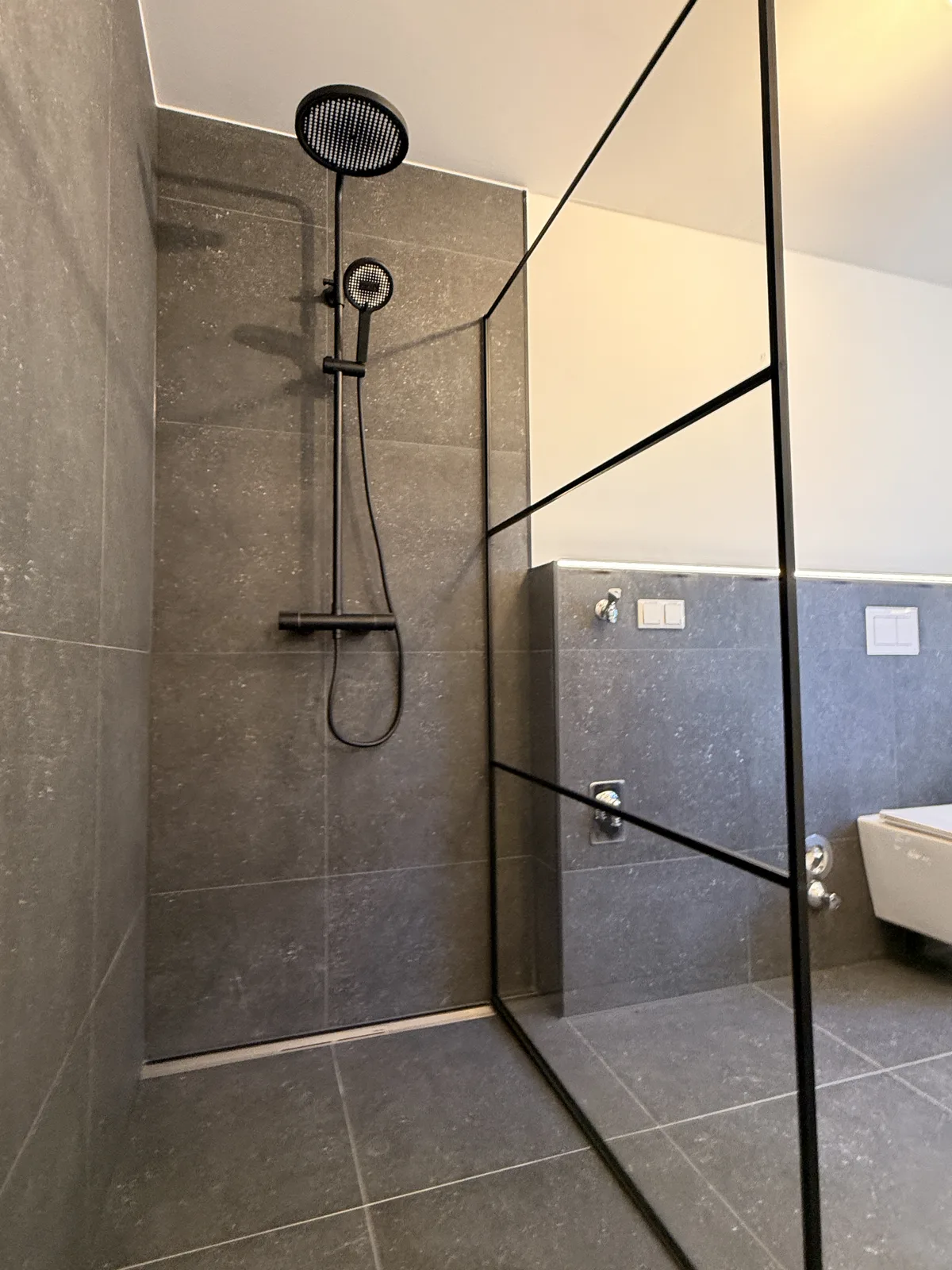 Begehbare Dusche